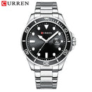 Brand CURREN- Men's Luxury Quartz Watch - High Quality