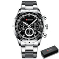 Brand CURREN- Men's Luxury Quartz Watch - High Quality