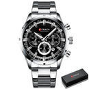 Brand CURREN- Men's Luxury Quartz Watch - High Quality
