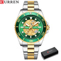 Brand CURREN- Men's Luxury Quartz Watch - High Quality