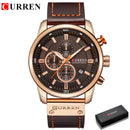Brand CURREN- Men's Luxury Quartz Watch - High Quality