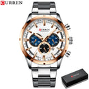 Brand CURREN- Men's Luxury Quartz Watch - High Quality