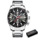 Brand CURREN- Men's Luxury Quartz Watch - High Quality