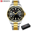 Brand CURREN- Men's Luxury Quartz Watch - High Quality