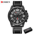 Brand CURREN- Men's Luxury Quartz Watch - High Quality