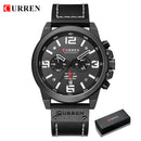 Brand CURREN- Men's Luxury Quartz Watch - High Quality