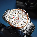 Brand CURREN- Men's Luxury Quartz Watch - High Quality