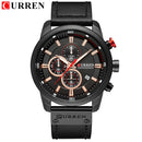Brand CURREN- Men's Luxury Quartz Watch - High Quality