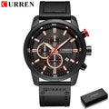 Brand CURREN- Men's Luxury Quartz Watch - High Quality