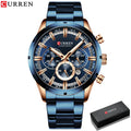 Brand CURREN- Men's Luxury Quartz Watch - High Quality