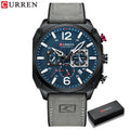 Brand CURREN- Men's Luxury Quartz Watch - High Quality