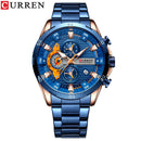 Brand CURREN- Men's Luxury Quartz Watch - High Quality