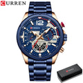 Brand CURREN- Men's Luxury Quartz Watch - High Quality