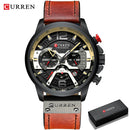 Brand CURREN- Men's Luxury Quartz Watch - High Quality
