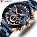 Brand CURREN- Men's Luxury Quartz Watch - High Quality