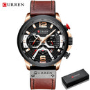 Brand CURREN- Men's Luxury Quartz Watch - High Quality