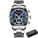 Brand CURREN- Men's Luxury Quartz Watch - High Quality