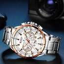 Brand CURREN- Men's Luxury Quartz Watch - High Quality