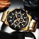 Brand CURREN- Men's Luxury Quartz Watch - High Quality