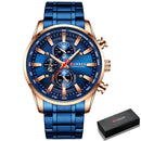 Brand CURREN- Men's Luxury Quartz Watch - High Quality