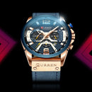 Brand CURREN- Men's Luxury Quartz Watch - High Quality