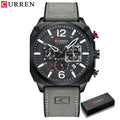 Brand CURREN- Men's Luxury Quartz Watch - High Quality