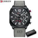 Brand CURREN- Men's Luxury Quartz Watch - High Quality