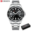 Brand CURREN- Men's Luxury Quartz Watch - High Quality