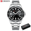 Brand CURREN- Men's Luxury Quartz Watch - High Quality