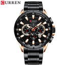 Brand CURREN- Men's Luxury Quartz Watch - High Quality