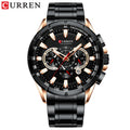 Brand CURREN- Men's Luxury Quartz Watch - High Quality