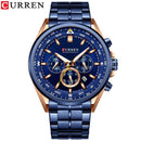 Brand CURREN- Men's Luxury Quartz Watch - High Quality