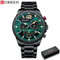 Brand CURREN- Men's Luxury Quartz Watch - High Quality