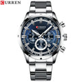 Brand CURREN- Men's Luxury Quartz Watch - High Quality