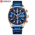 Brand CURREN- Men's Luxury Quartz Watch - High Quality