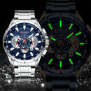 Brand CURREN- Men's Luxury Quartz Watch - High Quality