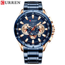 Brand CURREN- Men's Luxury Quartz Watch - High Quality