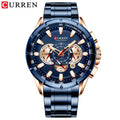Brand CURREN- Men's Luxury Quartz Watch - High Quality