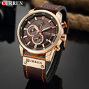 Brand CURREN- Men's Luxury Quartz Watch - High Quality