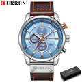 Brand CURREN- Men's Luxury Quartz Watch - High Quality