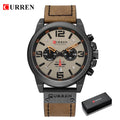 Brand CURREN- Men's Luxury Quartz Watch - High Quality