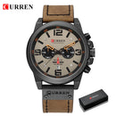 Brand CURREN- Men's Luxury Quartz Watch - High Quality