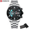 Brand CURREN- Men's Luxury Quartz Watch - High Quality