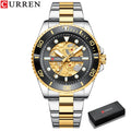 Brand CURREN- Men's Luxury Quartz Watch - High Quality