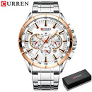 Brand CURREN- Men's Luxury Quartz Watch - High Quality