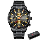 Brand CURREN- Men's Luxury Quartz Watch - High Quality