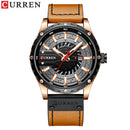 Brand CURREN- Men's Luxury Quartz Watch - High Quality
