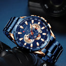 Brand CURREN- Men's Luxury Quartz Watch - High Quality