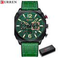 Brand CURREN- Men's Luxury Quartz Watch - High Quality
