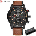 Brand CURREN- Men's Luxury Quartz Watch - High Quality